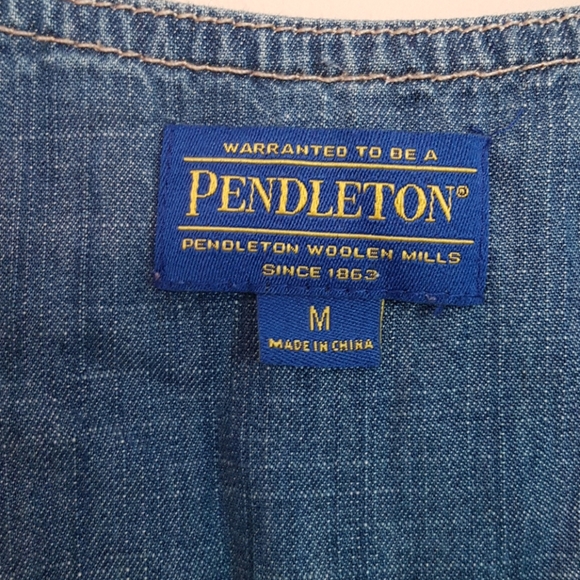 Pendleton chambray wrap dress - Picture 3 of 7